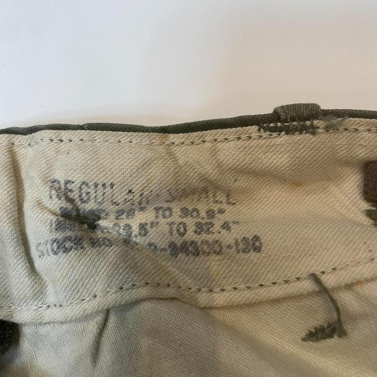 1950s US Military OG-107 M-65 Cargo Trousers